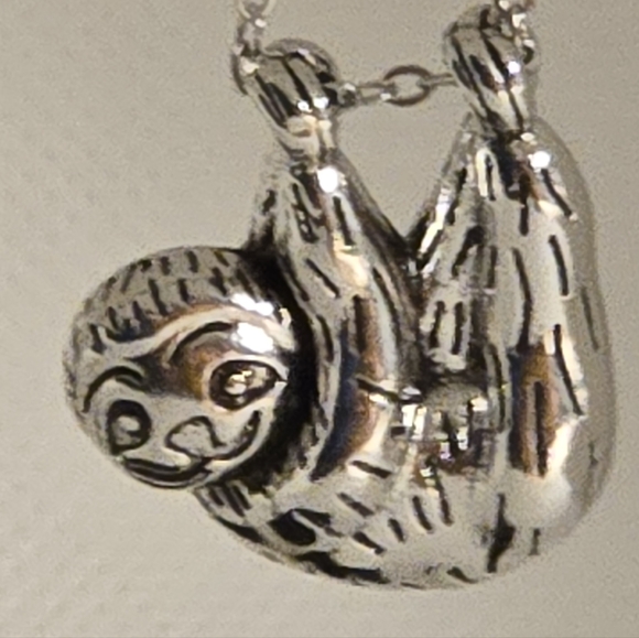 Hanging Sloth Earrings - Picture 6 of 6